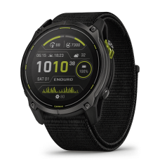 Часы Garmin Enduro 3 - 51 mm Solar Sapphire Carbon Gray DLC Titanium / Black UltraFit Nylon Strap