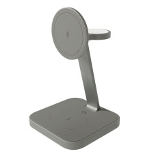 Беспроводное зарядное устройство VLP Unity Power 3in1 для Apple, натуральный титан