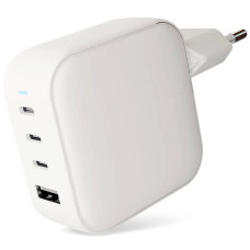 Сетевое зарядное устройство "vlp" G-Charge 100Вт 3*USB-C+USB-A, PD, QC, белый