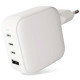 Сетевое зарядное устройство "vlp" G-Charge 100Вт 3*USB-C+USB-A, PD, QC, белый