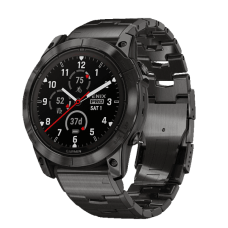 Часы Garmin Fenix 7X Pro - Sapphire Solar Carbon Gray DLC Titanium / Vented Titanium Band