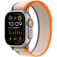 Apple Watch Ultra 2 GPS + Cellular, 49 мм, корпус из титана, ремешок Trail оранжевого/бежевого цвета